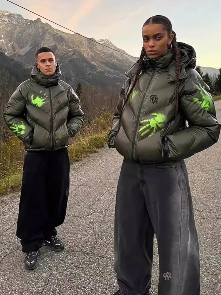 

Мужской утепленный кардиган Mertra с капюшоном, меняющий цвет, свободного кроя, из хлопка, теплый, в стиле хип-хоп, уличная одежда, зимнее пальто