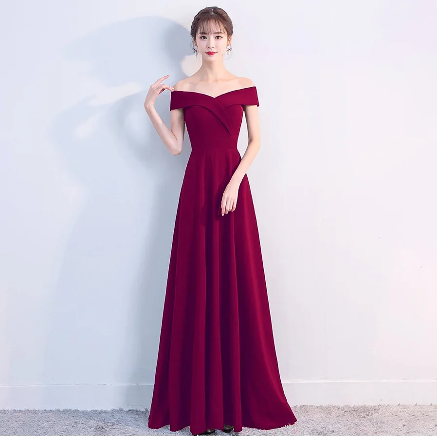 Luxury Elegant Wedding Guest Prestigious Evening Dresses Formal Vestidos De Fiesta Long Bridesmaid ORIENT EVEN Chiffon A-line