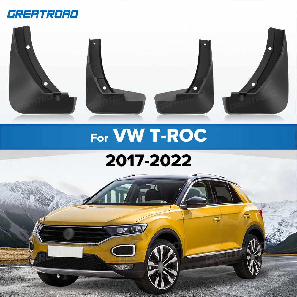 For Volkswagen VW T-ROC 2017 2018 2019 2020 2021 2022 Fender Mudflaps Splash Guards Mudguards Mud Flaps car Accessories