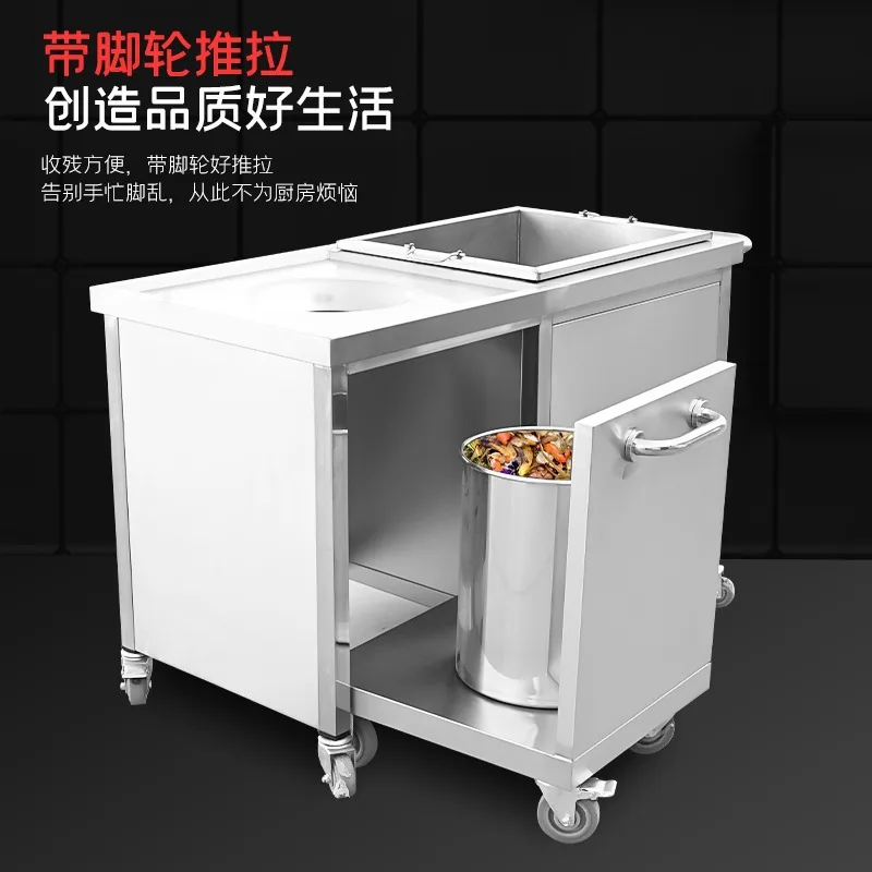 

Receiving Residual Table Residual Food Table Stainless Steel Commercial Residual Car Swill Recycling Restaurant Restaurant