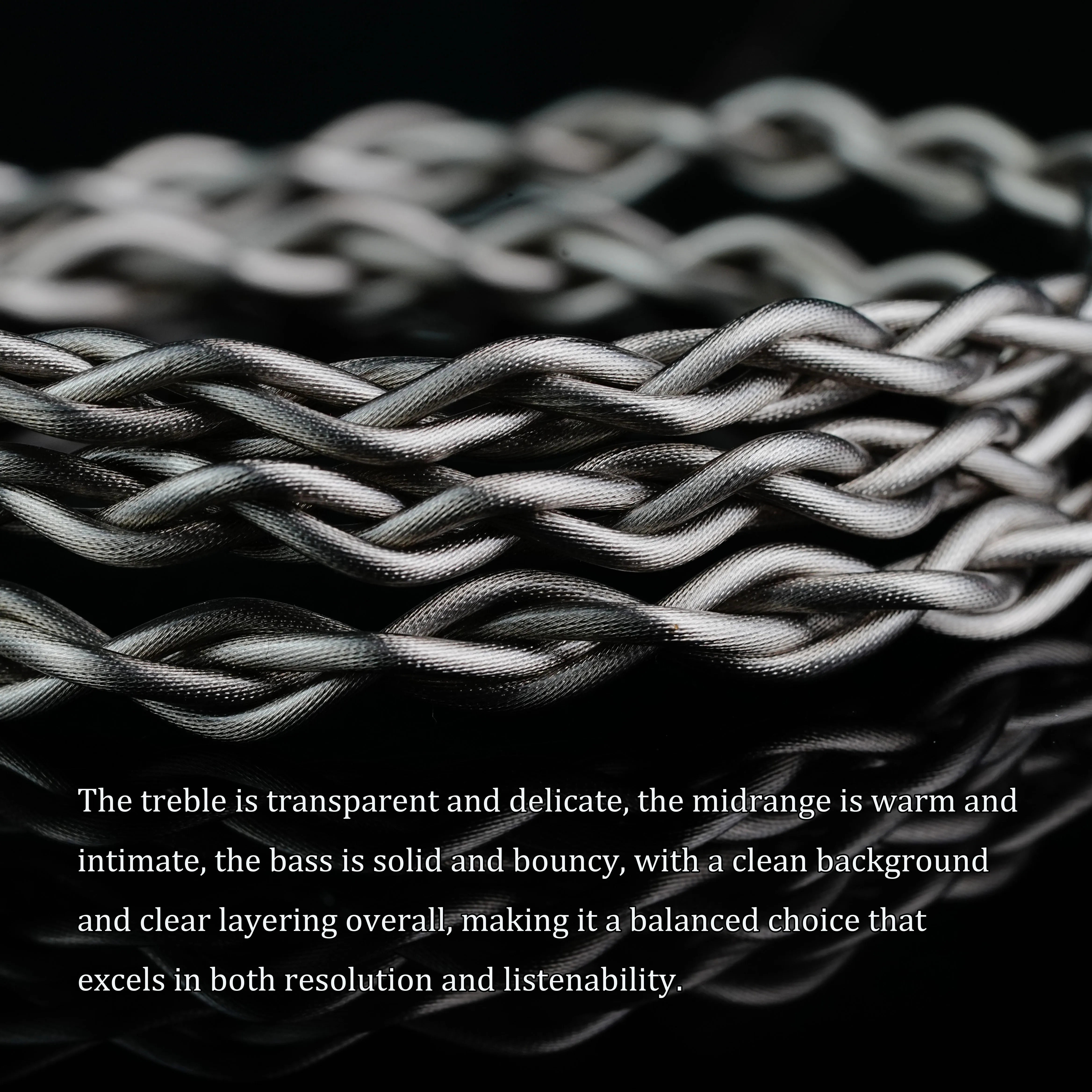 TRKAPLST-34 In-Ear-Kopfhörerkabel | Kompatibel mit 0,78-Pin MMCX, IE900, TRSDual, 3,5mm | Passend für HIFIMAN FIIO Kopfhörer – Detail 5