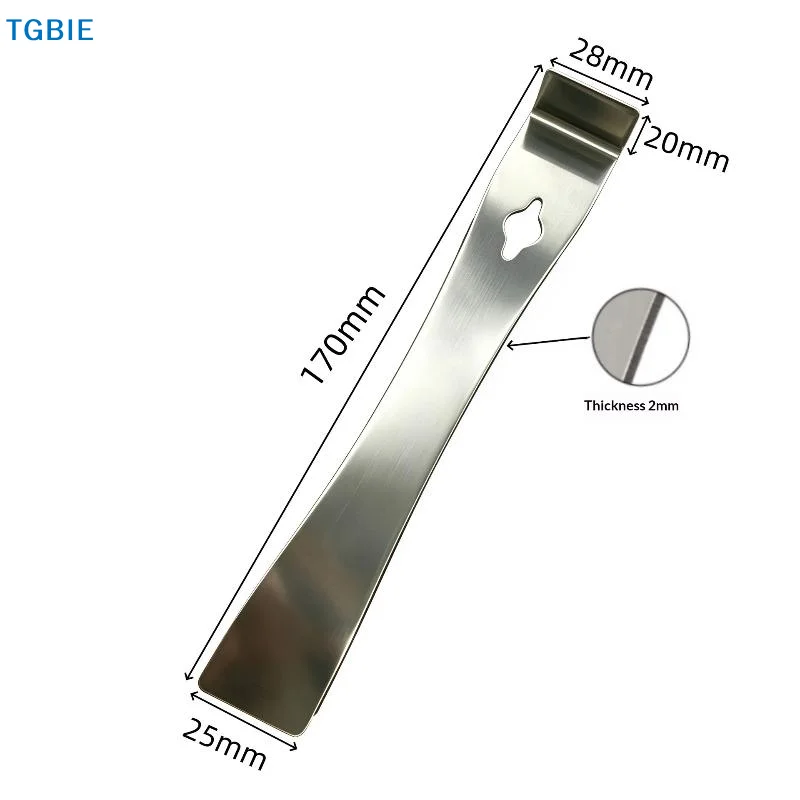 [TL]【TL】Stainless Steel Pry Bar And Scraper Tool Heavy Duty Multi-Purpose For Demolition Woodworking Painting Prep DIY Hand Tool