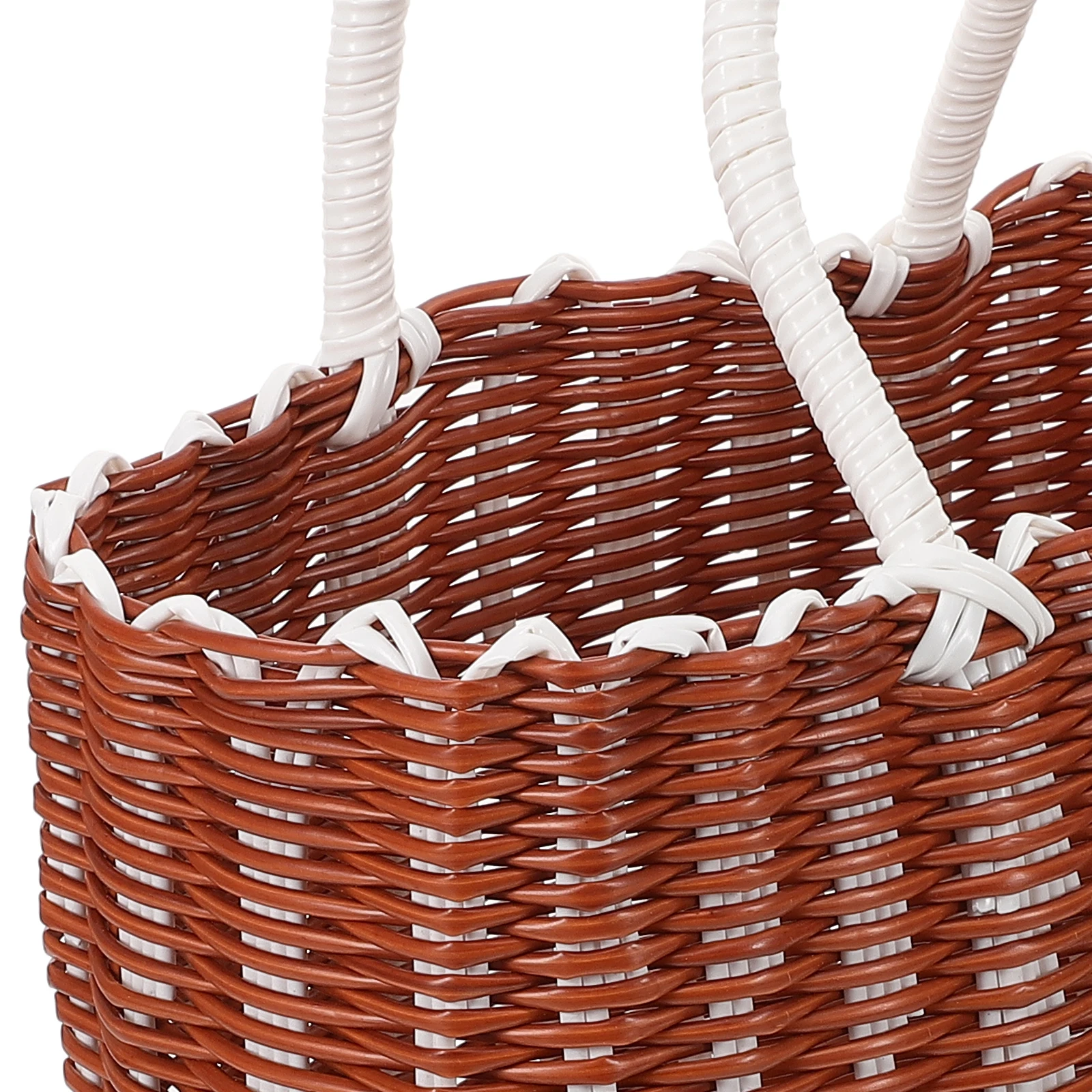 

Portable H woven Storage Baskets Large Plastic Containers H Grocery Shopping Vegetable Fruit ganizer Basket
