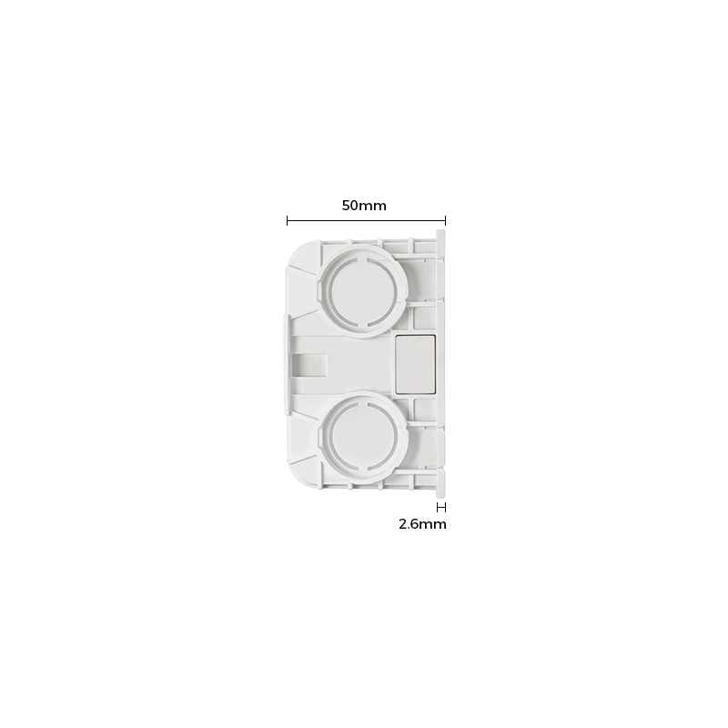 Avoir Internal Mount Box Adjustable Mounting Box 86mm*86mm*50mm Wall Switch Socket Installation Cassette Box Wiring Back Box