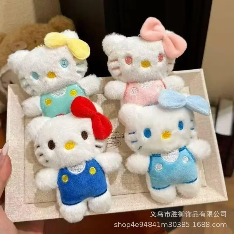 

Kawaiihellokitty Plush Doll Keychain Cute Hellokitty Key Chain Bag Pendant Trendy Fashion Accessory Gift for Girls Best Friend