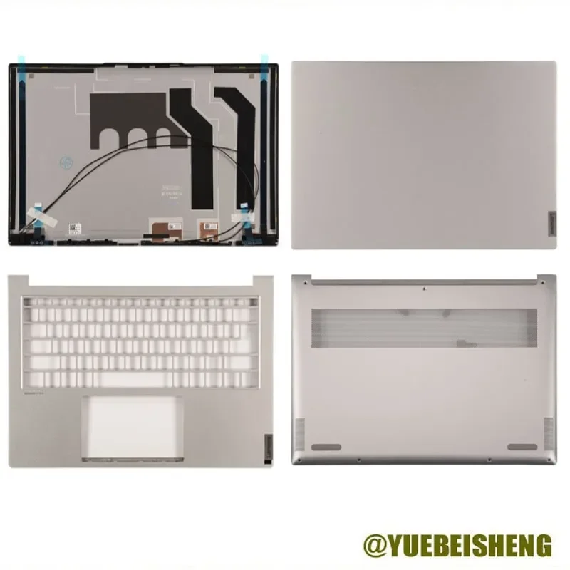 

YUEBEISHENG New/Org For Lenovo Pro14 14ITL 14ACH YOGA 14S 2021y LCD back cover /Palmrest Upper cover /Bottom cover,Silver