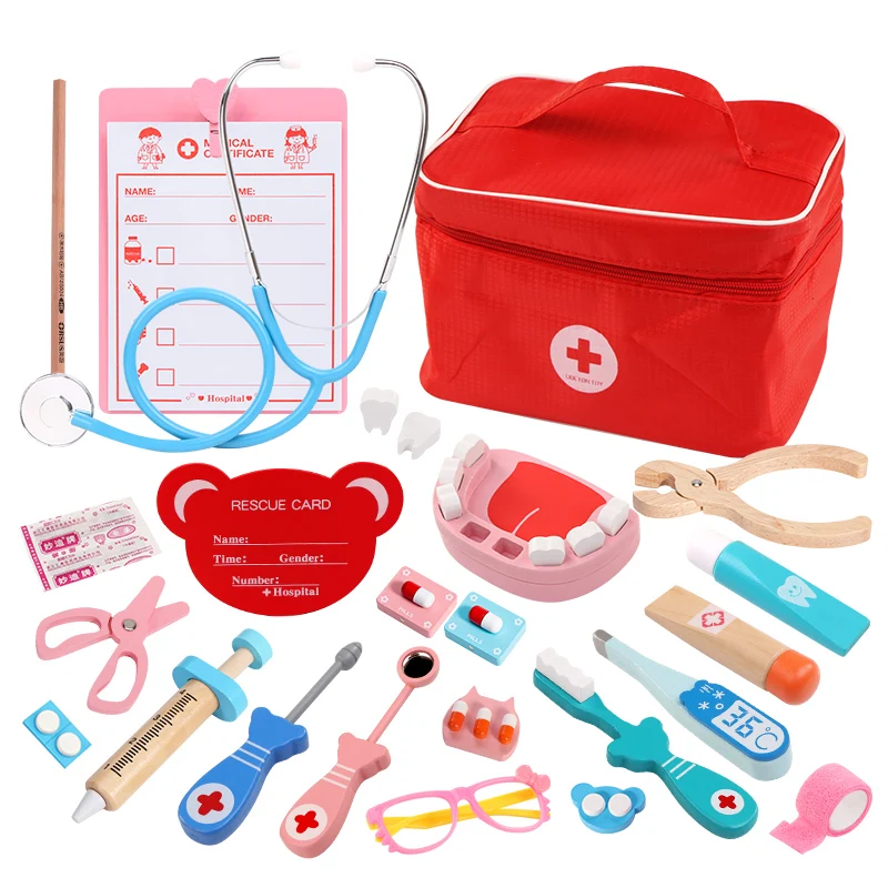 Kids Play Doctor toy Game Simulation Doctor Nurse Career Kids Doctor Early Educational Toys Doctors Kit Pretend Child Cosplay