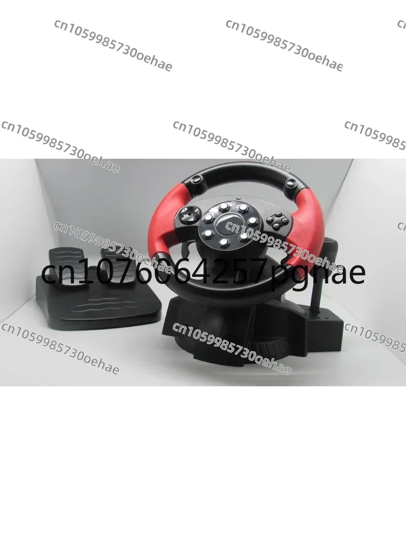 F1 Pc Game Steering Wheel Ps3/Ps2/Steam All-in-One Wired Vibration Steering Wheel Rubber Handle