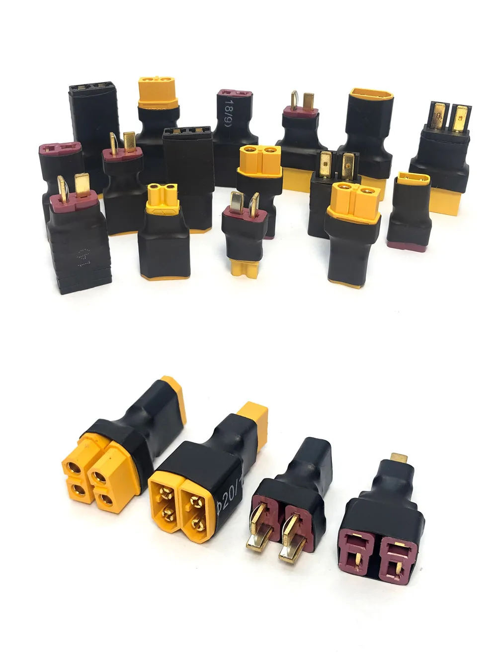 RC Model Adapter XT30 XT60 XT90 TRX T Plug Female/Male Connector Plug for RC Car Airplane Drone RC Boat Lipo Battery RC Parts