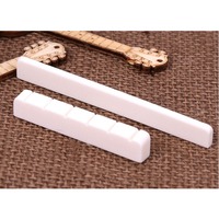 1PC 6 String Bone Classical Guitar Bridge Saddle or Nut White Bone Bridge Replacement Parts Real Bone Guitar Nut Saddle