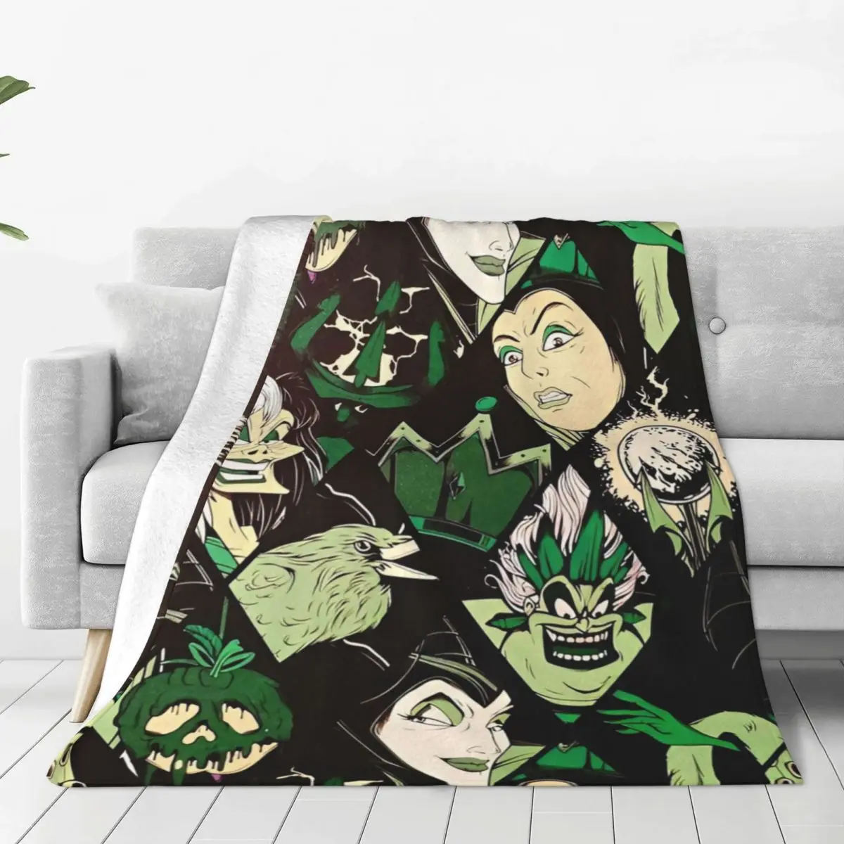 

Halloween Villains Cartoon Blanket Travel Flannel Cool Throw Blanket For Couch Chair Soft Design Quality Bedspread Gift