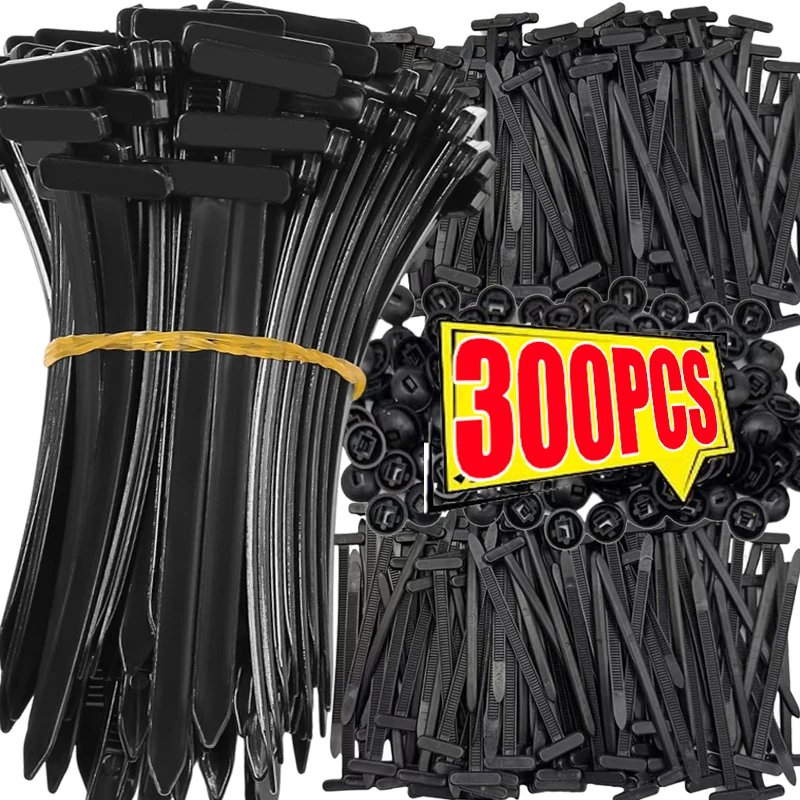 

Nylon Cable Tie Buckle Universal Self-Locking Zip Ties Car Trunk Engine Guard Panel Wire Management Strap Fastener Screw Tools