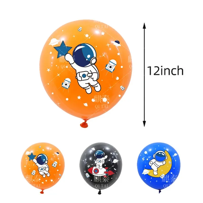 Esplorazione di palloncini a tema astronauta nello spazio, decorazione per feste di compleanno per bambini, decorazioni per baby shower globos per