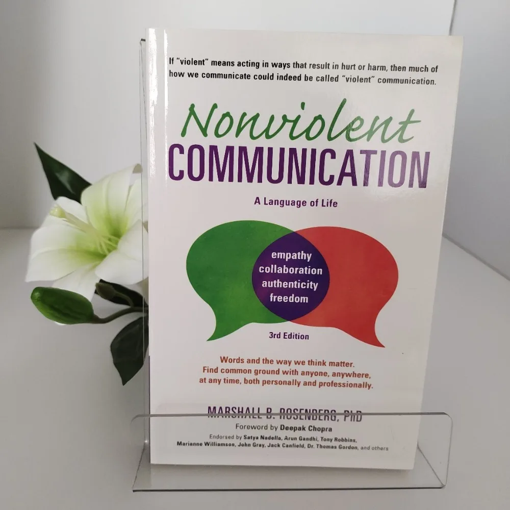 Nonviolent Communication Marshall B. Rosenberg English Book Interpersonal Communication Skill Psychology Self Help Reading