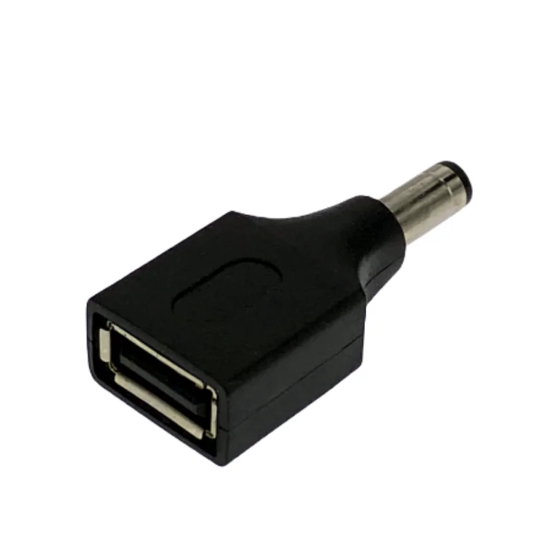 USB A To 5.5*2.1mm DC Jack Adapter Connector for Router Mini Fan Speaker DC 5.5x2.1mm Male to USB Power Plug Converter