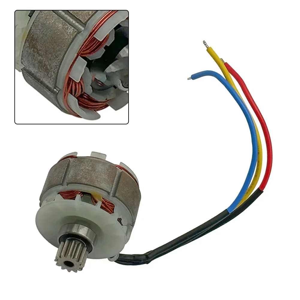 21v 12 Teeth Brushless Lawn Mower Motor Assembly Hedge Trimmer For Rotor Metal Brushless Lawnmower Motor Assembly Power Tool
