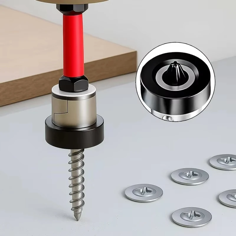 Magnetische Positionierung Schraubendreher-Bits für Trockenbauschrauben Lokalisierungs-Bitkopf für Gipskartonplatten präzise Bohrwerkzeuge perfekt für Bau-, Montage- und DIY-Projekte – Detail 11