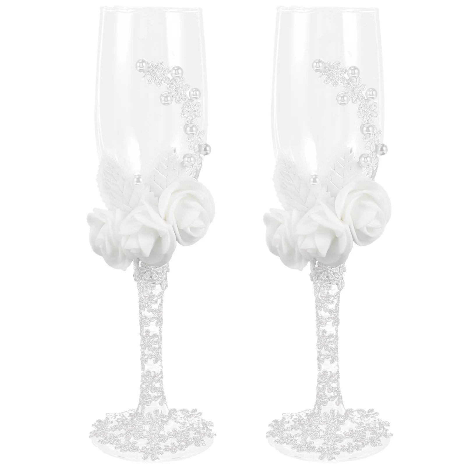

1Pair Wedding Wine Glass Love Goblet Creative Decorative Red Wine Goblet Party Drinkware Wedding Drinkware Supplies