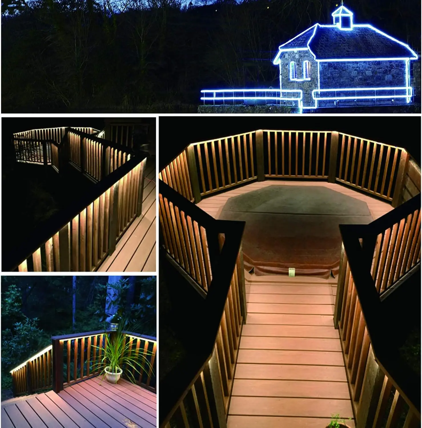 Waterproof RGB LED Strip Light EU 220V Remote Controller Changing Color Neon Ribbon Lamp 60leds/m Multicolor Garden Decoration