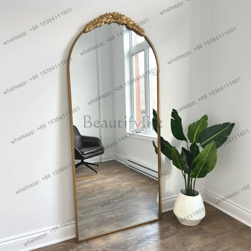 Gold Big Luxury Decorative Mirrors Vintage Nordic Living Room Mirrors Full Body Bedroom Princess Espejos