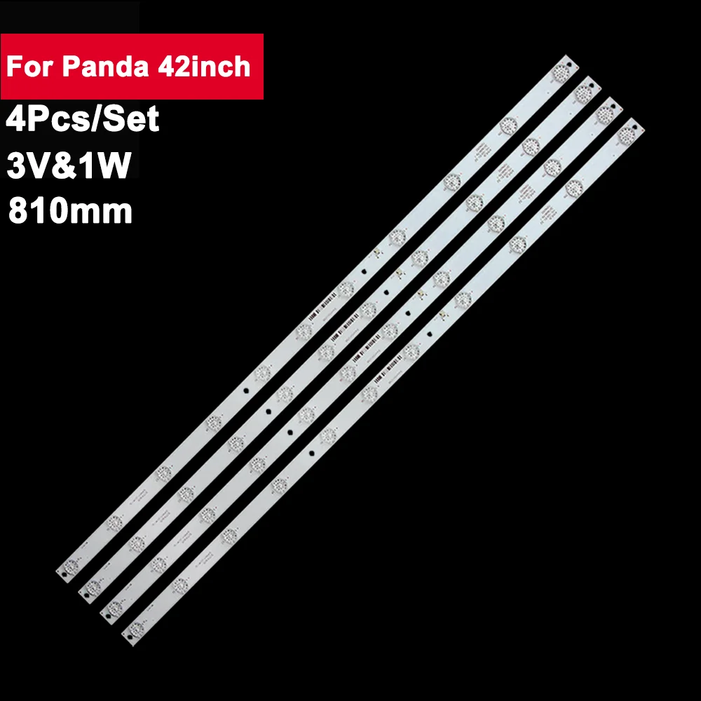 4pcs 810mm TV Backlight Strips For Panda 42inch 0D416D11-ZC14F-02 LE42F15 L42F15S1 L42F15S2