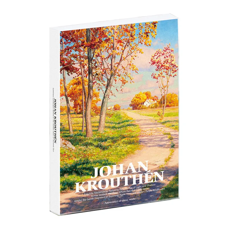 30Pcs/Set Johan Krouthén Oil Painting Postcard Art Series Greeting Cards Fashion Gift&Wish Card For DIY Journal Decoration
