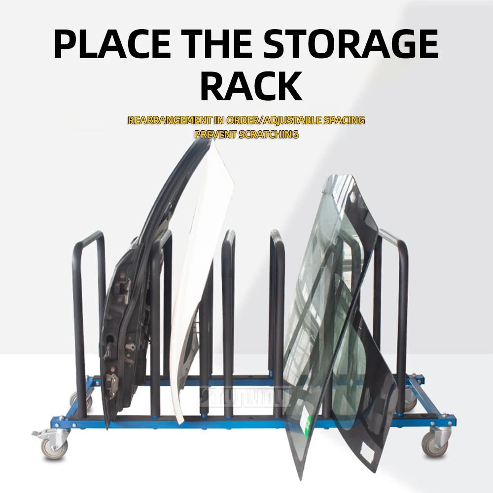 Door Glass Hood Engine Cover Storage Rack,Car Repair Tool Stand,  Bumper Painting Support Stand