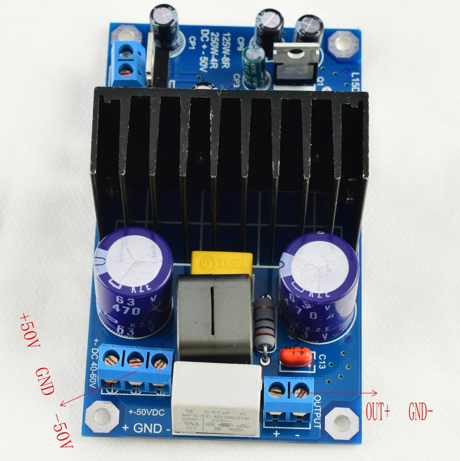 IRS2092S  High Power 250W Class D digital amplifier board finished mono model L15DSMD