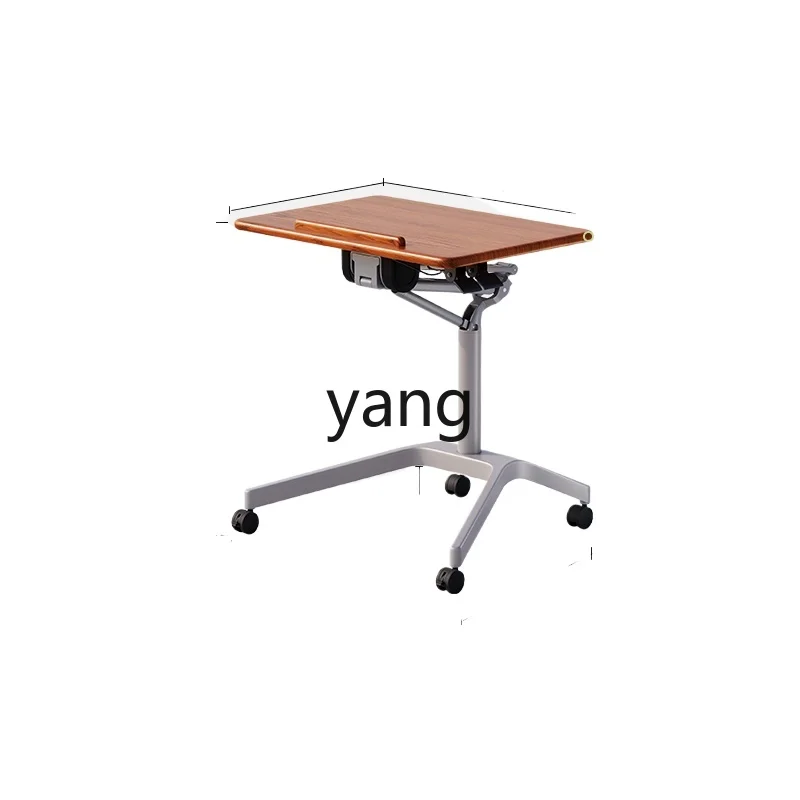 

YJQ solid wood lifting table household bedside removable desk folding bedroom writing desk