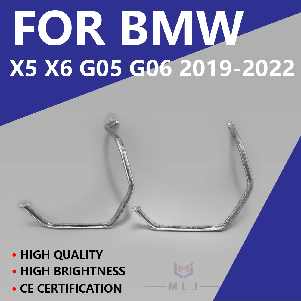 

For BMW X5 X6 G05 G06 2019 2020 2021 2022 DRL Light Guide Strip Daytime Running Light Guide Tube Angel Eyes Car Accessories