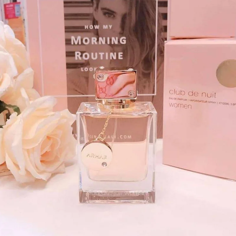 بخاخ أرماف كلوب دي نوي للنساء أو دو تواليت - 100 مل، مع عطر خشبي يدوم طويلاً - مثالي للتمر والرياضة،
