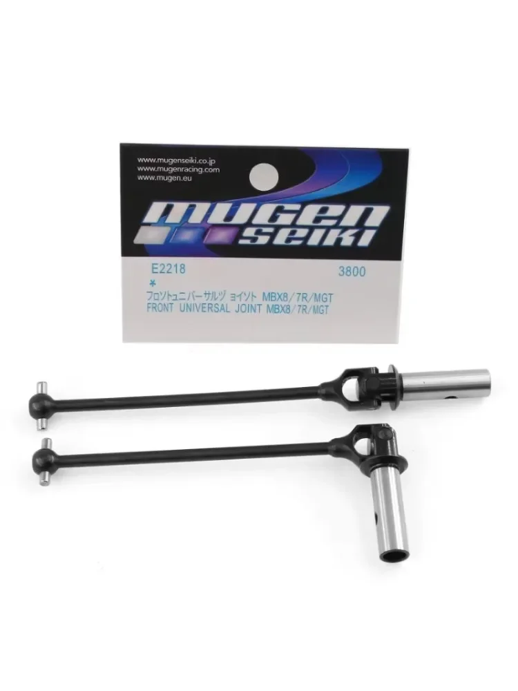 Arbre d'entraînement à Joint universel avant et arrière en métal, 2 pièces, CVD E2218 E2219 pour Mugen Seiki 1:8 MBX8R RC, pièces et accessoires de voitures