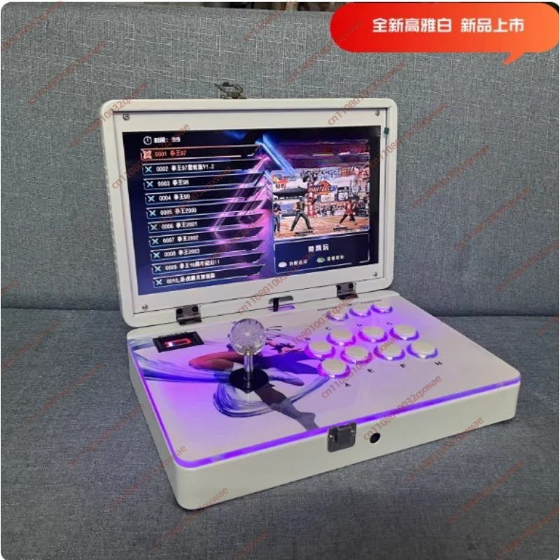 14-Inch Portable Joystick Game Console 2025 New Home Arcade Folding 21-inch Integrated Fighting Machine with Screen