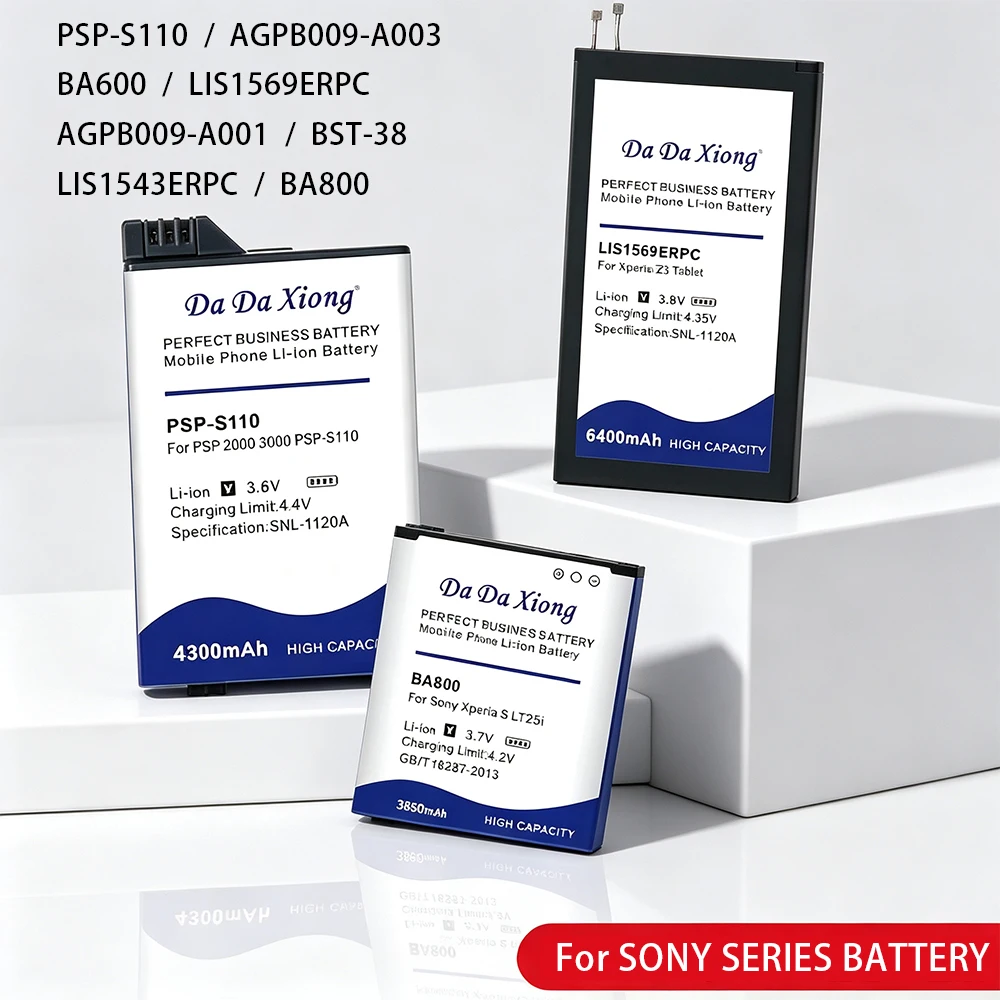 PSP-S110 BA800 BA600 BST-38 AGPB009-A003 Battery For Sony Ericsson Xperia Z3 Z2 L50w LT22 PSP2000 3000 LT26i T650i ST25i ST27