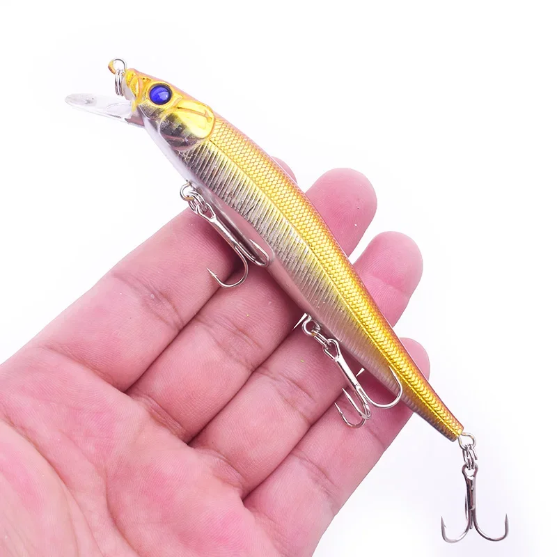 1 Pc Minnow Fishing Lure 14g/22.5g 5 Colors Artificial Hard Bait Crankbait Bass with Hooks Plastics Wobblers Fishing Tackle