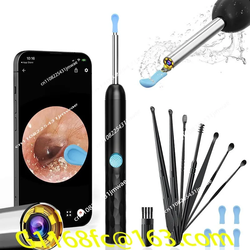 Mobile Phone Visual High Definition Ear Scoop Luminous Intelligent Ear Picking Set with Light