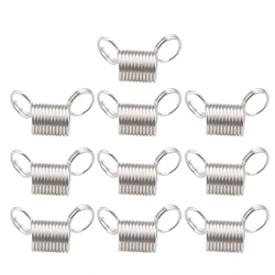 10 Pcs Creative Bead Line End Stainless Steel Bead Stoppers Spring Crimp Ends