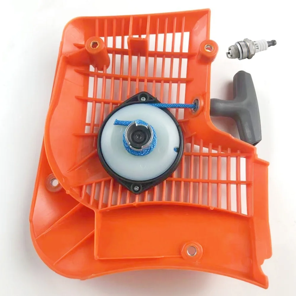 Chainsaw Starter Clutch Starter Cover For Husqvarna K750/K760/K770 Chainsaw Replace Recoil Pull Starter Rewind Plate Spark Plug