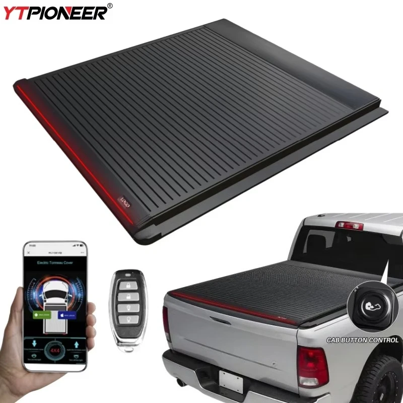 

Pickup Truck Aluminum Hard Rolling Electric Retractable Tonneau Cover Back Bed Cover for Dodge Dakota 2005