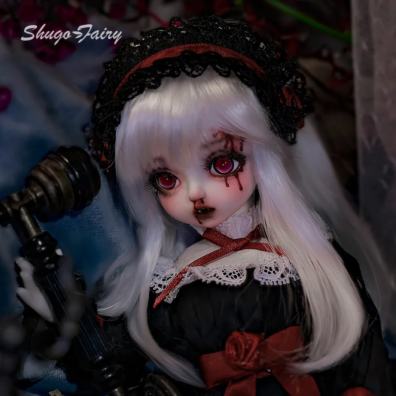 Кукла Circe Bjd 1/6 DTSN2 Blythe Reborn Twins Темно-Черная Лолита антикварная Пижама кружевные Роза из полимерной смолы куклы для девочек Shugafairy