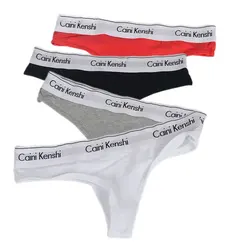 Sexy Panties Women Cotton Underwear Seamless Thongs Low Waist Female Letters Sports G-String Soft Lady Lingerie Tanga