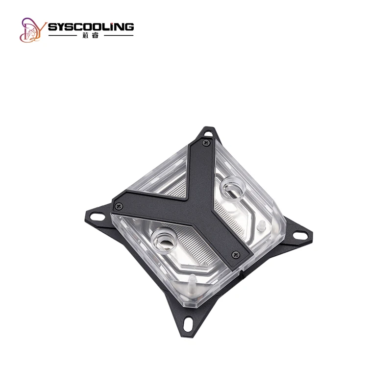 Syscooling CPU Block Use for INTEL LGA115X 1200 1700 2011 /AMD Ryzen 3/5/7 Water Cooler Radiator