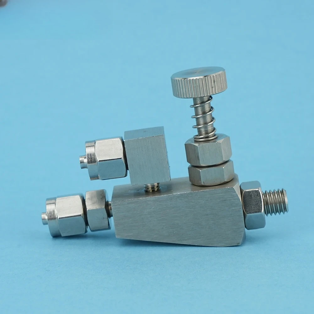 Stainless Steel Atomizer Nozzle Adjustable Siphon Small Flow Stripper Nozzle Mechanical Edge Banding Machine Cleaning Nozzle