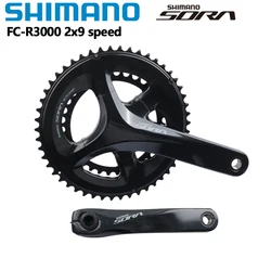 Shimano Sora FC-R3000 Crankset 2x9 Speed 170mm 175mm 50-34T With BB-RS501 Road Crank For Road Bike Bicycle