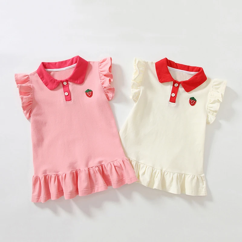 Girls Dress Summer Dress 2024 New Fashionable Children\'s Princess Dress Baby Girl Polo Dress Summer Children\'s Dress Summer Chil