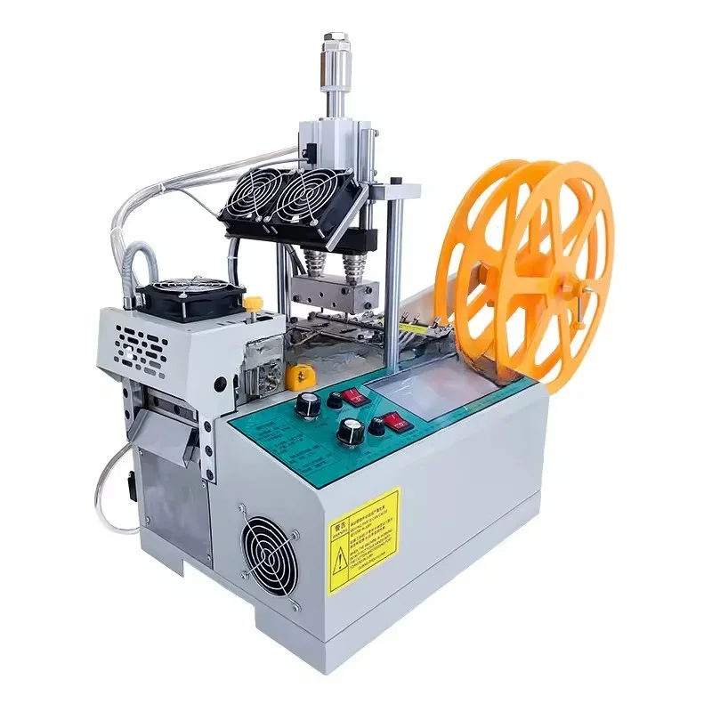 automatic computer nylon Polyester PVC belt leather adjustable hole distance punching hole cutting machine