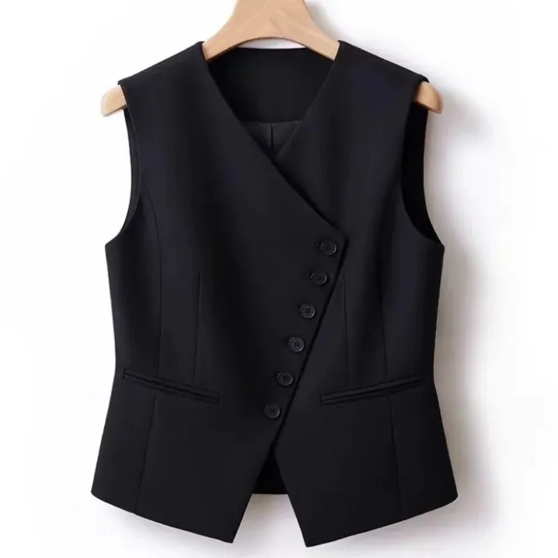 

Высококачественные весенне-осенние новые топы без рукавов 2022, темпераментные топы