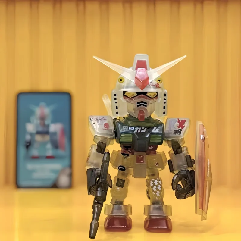 جديد حار حقيقي بانداي Qmsv Mini 5th الذكرى جمع صندوق أعمى الفنان روبوت مجاني Zaku هدايا مفاجأة رائعة ألعاب المهرجان