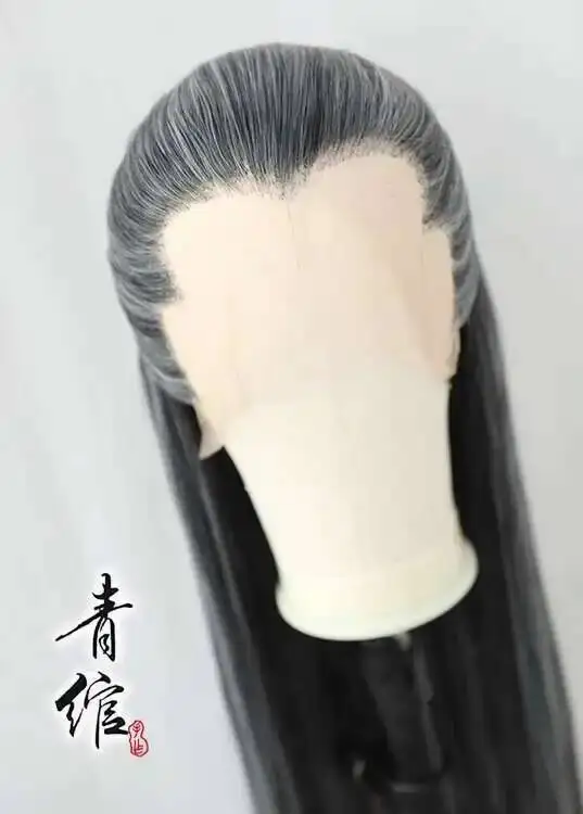 Costume Men's Film And Ancient Television Grandpa Hand Hook Beauty White Performance Cosplay Wig Cosplay Cosyume Halloween