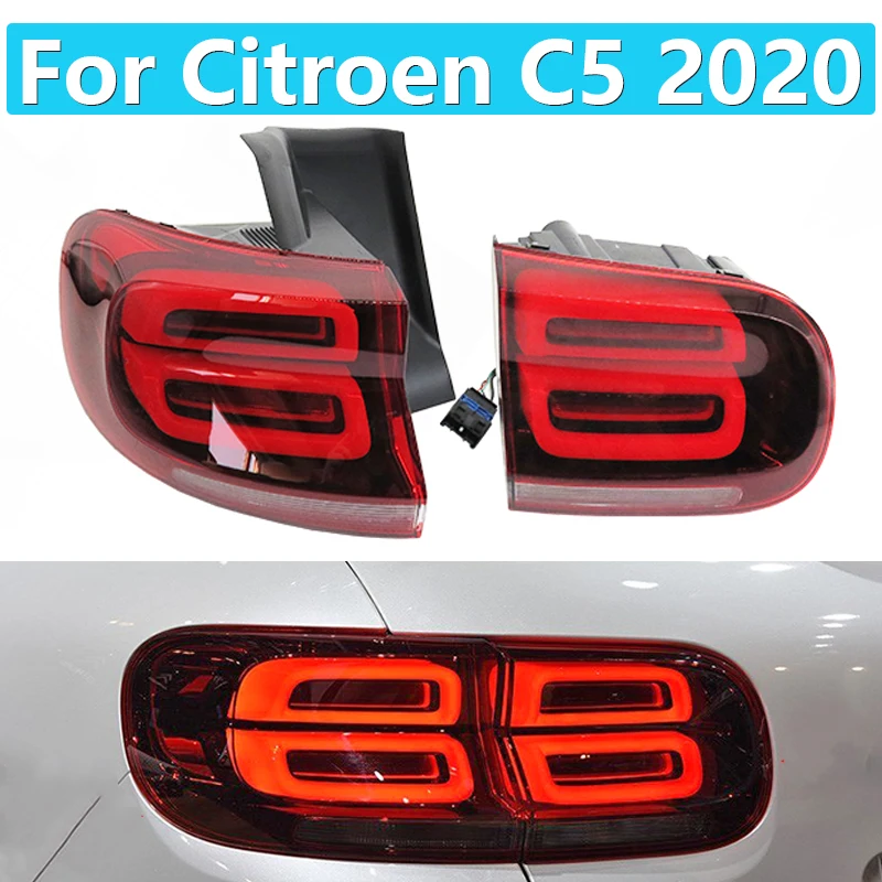 

For Citroen C5 Aircross Car Outer Inner Tail Lamp Taillight Rear Tail Lamp Tail Stop Brake Lights 9817269280